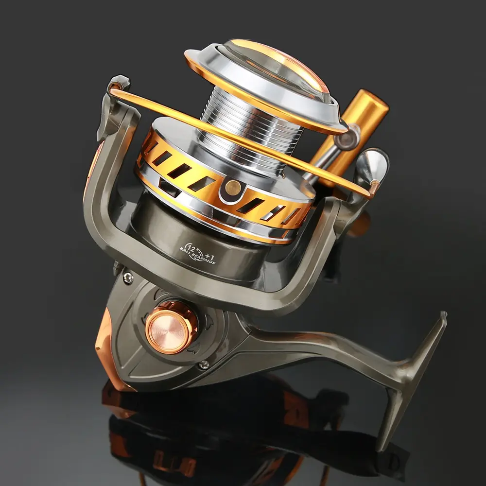 

Left/Right 12+1 BB Fishing Reel Spinning Reel Interchangeable Collapsible Handle Boat Sea Fishing Reel Long Casting Reel 33LB