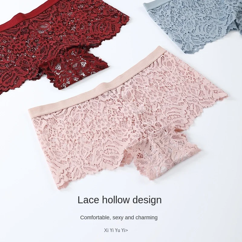 

1 PC Women's Transparent Lace Sexy Lingerie Large Size Underwear C Bowknot Underwear Erotic Hot G Character Low Waist Hollow