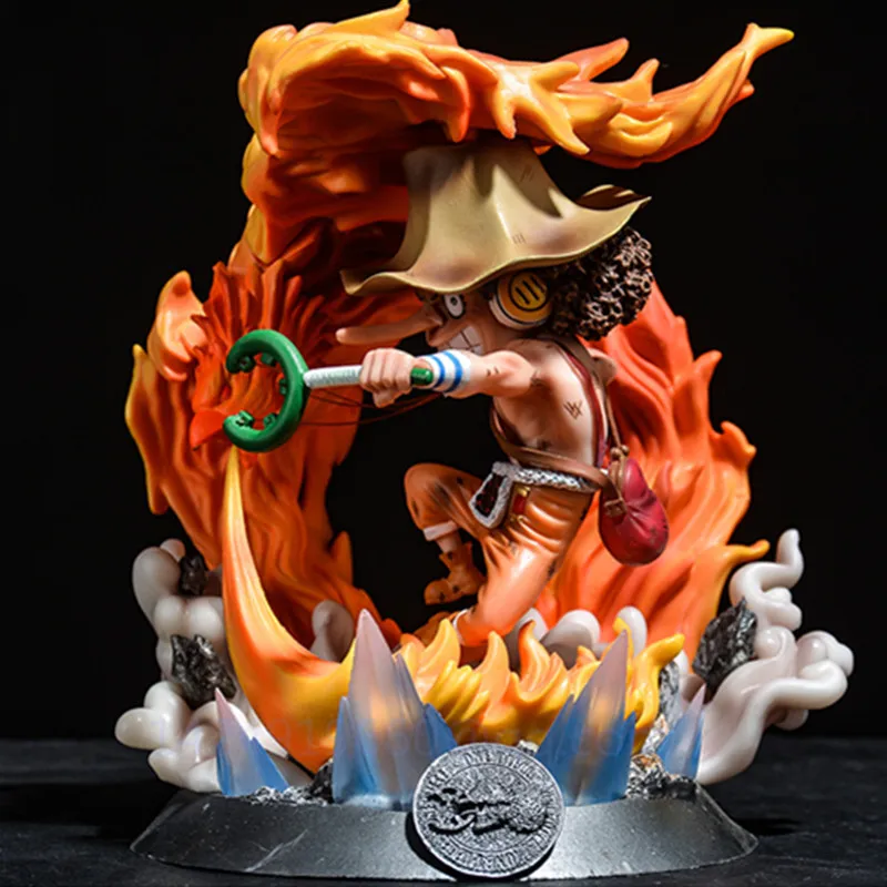 

22CM Anime ONE PIECE Usopp Straw Hat Pirates Sniper Battle Version PVC Action Collectible Model Statue Toy Free Shipping G995