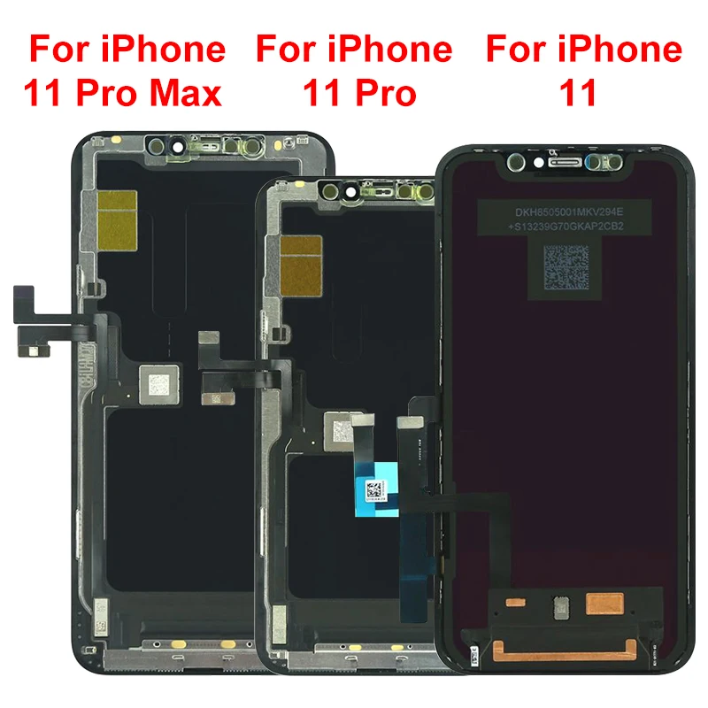 Дисплей для iPhone 11 Pro MAX lcd с 3D силой кодирующий преобразователь сенсорного экрана в сборе Запчасти для iPhone 11 Pro MAX дисплей