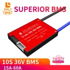 10S 36V 37V BMS 20A 30A 40A 50A 60A 80A 100A PCM PCB для 3,7 V комплект литий-ионный батарей 18650 NMC E-bike Scooter