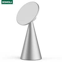 bonola magnetic desk wireless charger holder for iphone 12 pro max1212 mini fast charging 360 rotate aluminum smartphone stand