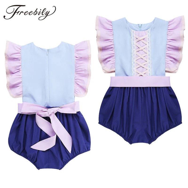 

Комбинезон детский, с длинными волосами, на молнии, с оборками