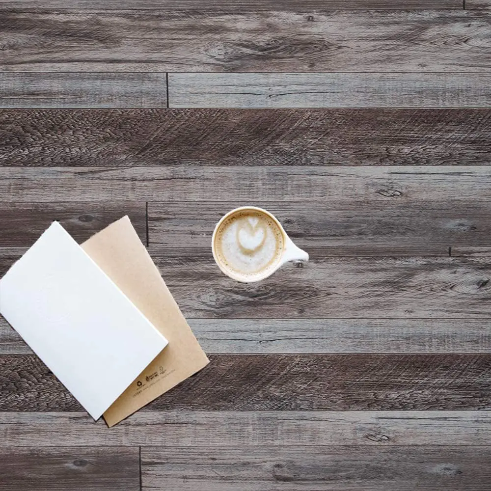 

LUCKYYJ Wood Wallpaper Stick and Peel Contact Paper Self Adhesive Waterproof Removable Decor Stickers Vinyl Shelf Drawer Liner