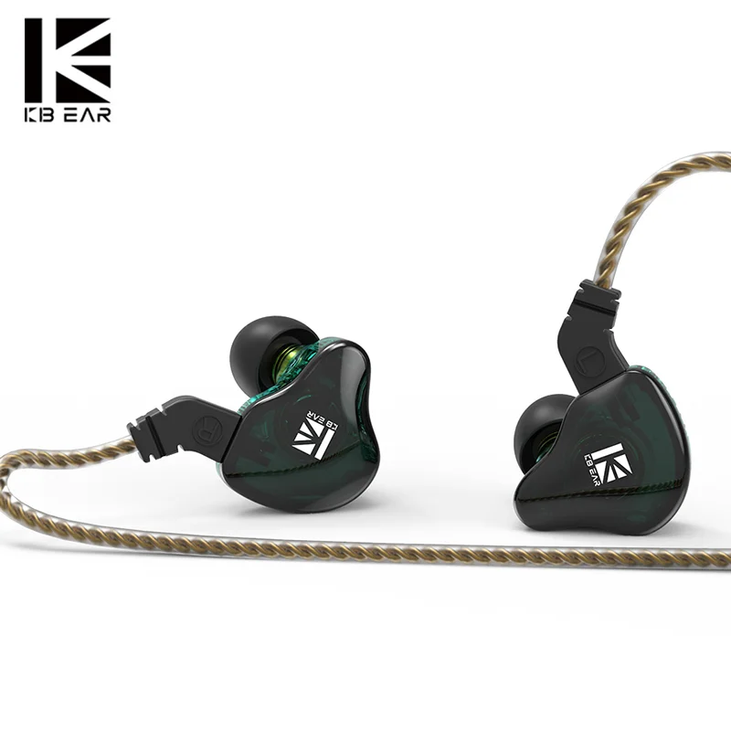 KBEAR KS2 1BA + 1DD наушники-вкладыши HIFI наушники спортивные мониторные Бег Игровые с