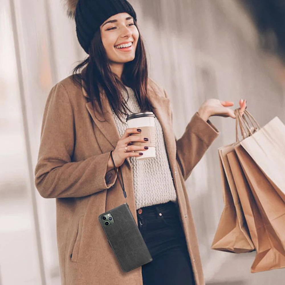 Магнитный флип-чехол кожаный чехол-бумажник для телефона Huawei Wawei Honor Hnor Hono Honr 20 20pro