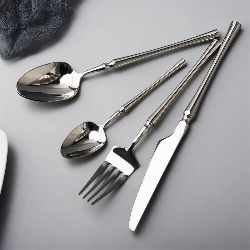 304 домашние полированные столовые приборы из нержавеющей стали столовый набор