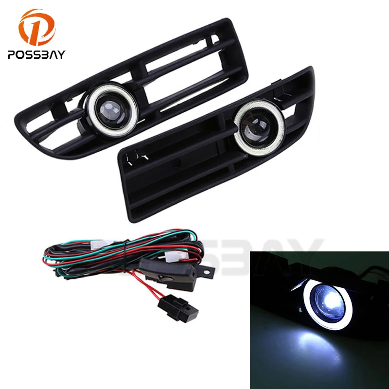 POSSBAY 1 пара переднего бампера решетки гриль угол глаз туман светильник для VW Jetta Bora