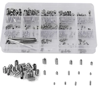 240pcs m34568 set stainless steel 304 hexagon socket tightening machine screw combination set