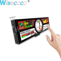 1920480 ips screen temperature control dynamic 8 8 inch bar touch lcd display case for aida64 raspberry pi computer desktop