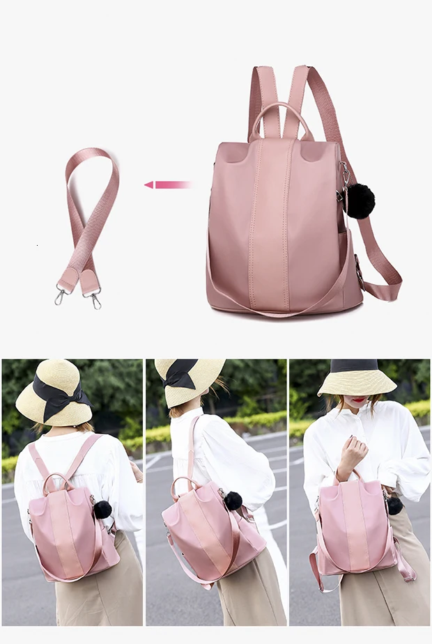 Рюкзак Vadim Oxford Anti Theft, женские сумки, мини-рюкзаки для девочек, рюкзак для путешествий, школьная сумка для девочек-подростков, Sac a Dos