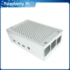 Алюминиевый Чехол ITINIT R7 Raspberry Pi 4 с охлаждающим вентилятором, черный, серебристый металлический чехол, Защитный корпус