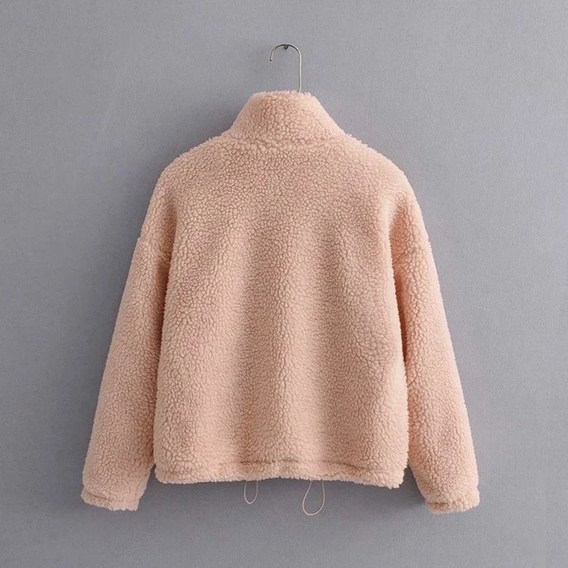 

Faux Fur Teddy Coat Jacket Women 2020 Winter Casual Plus Size Teddy Short Zipper Jacket Female Overcoats Mujer Chaqueta