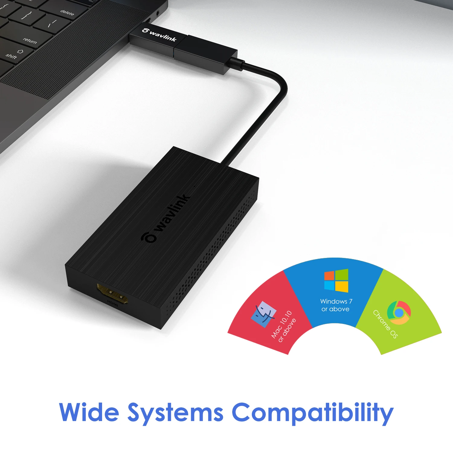 Wavlink USB3.0 к HDMI совместимый мульти дисплей адаптер 4K видео Графический конвертер