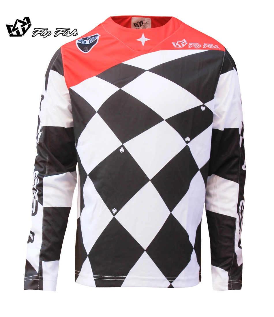 2018 FLY FISH Racing оптовая продажа Джерси для мотоцикла MTB DH MX велосипедный велосипед