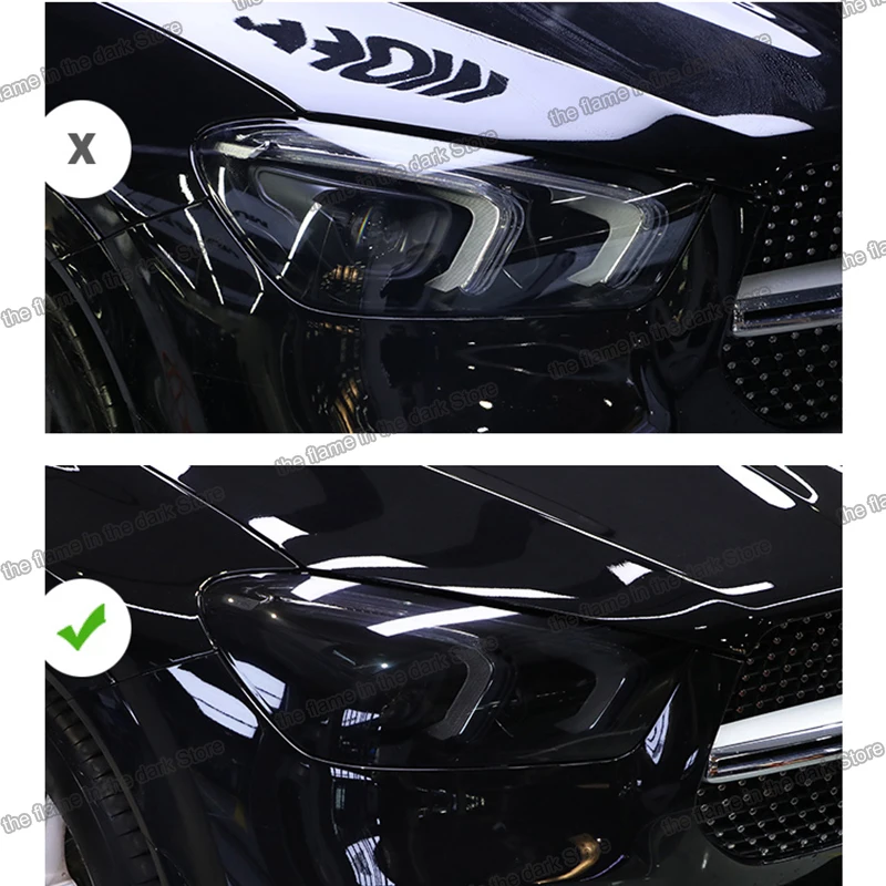 Защитная пленка против царапин для автомобильных фар mercedes benz GlE class 2019 2020 2021 2022 2023
