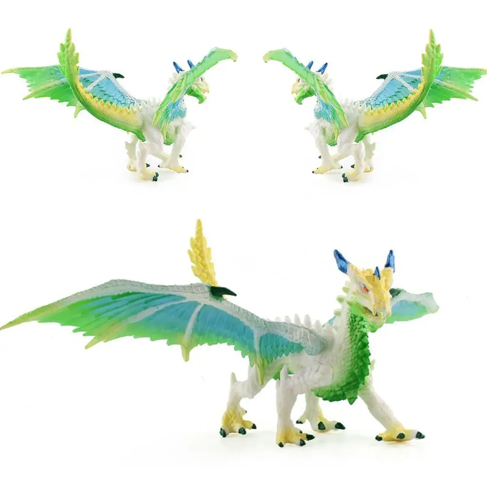 

Children'S Plastic Simulation Ice-Breaking Pterosaur Black Dragon Model Toy Suitable For Exquisite Collectibles And Gifts
