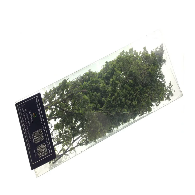 Моделирование здания растения DIY сцена Игрушка желтый зеленый поезд диорама