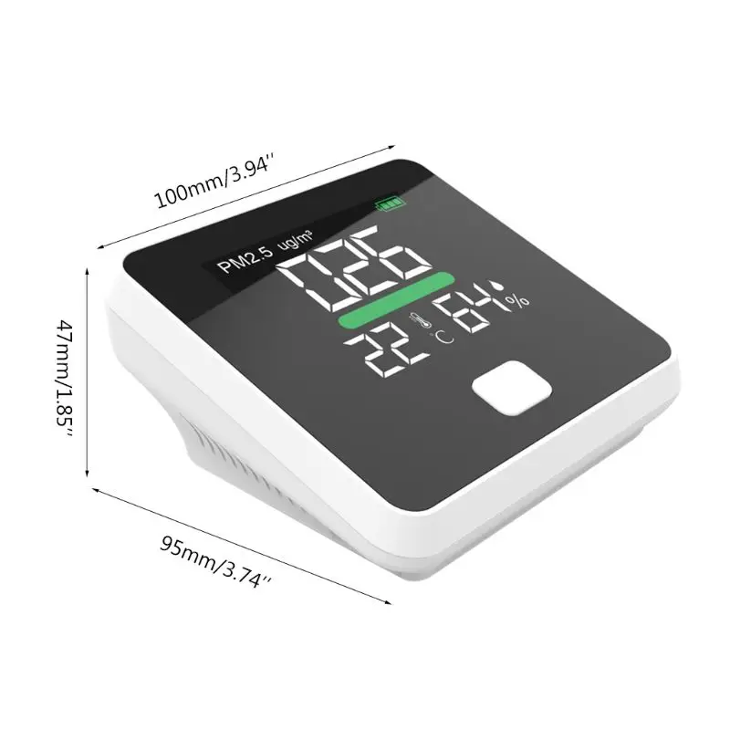

PM2.5 Air Quality Monitor Gas Detector Air Temperature Humidity Analyzer Sensor PXPD