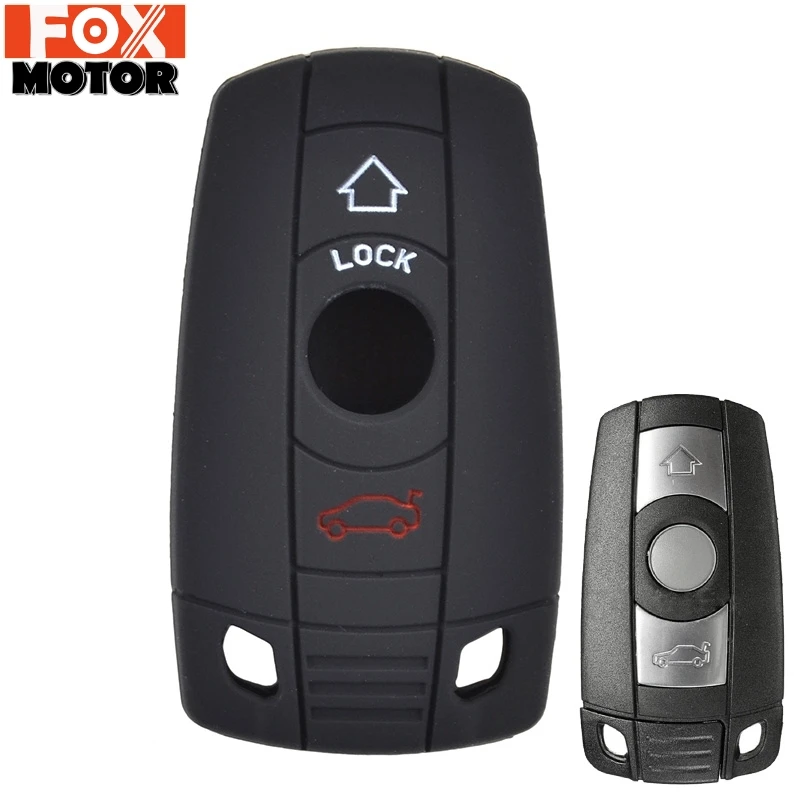 3 кнопки дистанционного ключа автомобиля силикона брелок в виде ракушки чехол