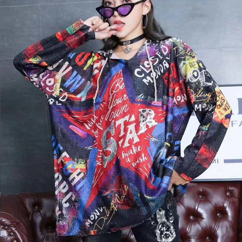 Уличная одежда в стиле панк рок зимние свитера коллекция 2019 года пятиконечная