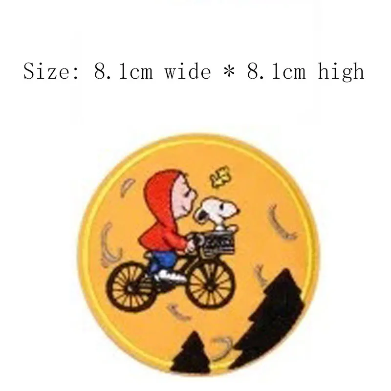 1 шт. бесплатная доставка для езды на велосипеде с собакой 8 см вышивка железо