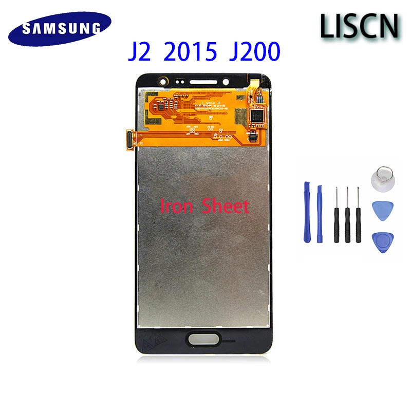 Железный ЖК дисплей для samsung Galaxy J2 2015 J200F J200M J200H J200Y дигитайзер сенсорный экран