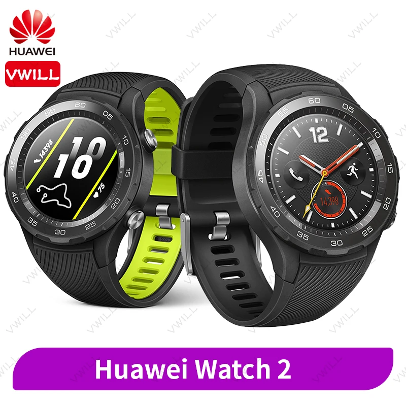 Оригинальные Смарт часы Huawei Watch 2 с глобальной прошивкой поддержка bluetooth LTE HeartRate