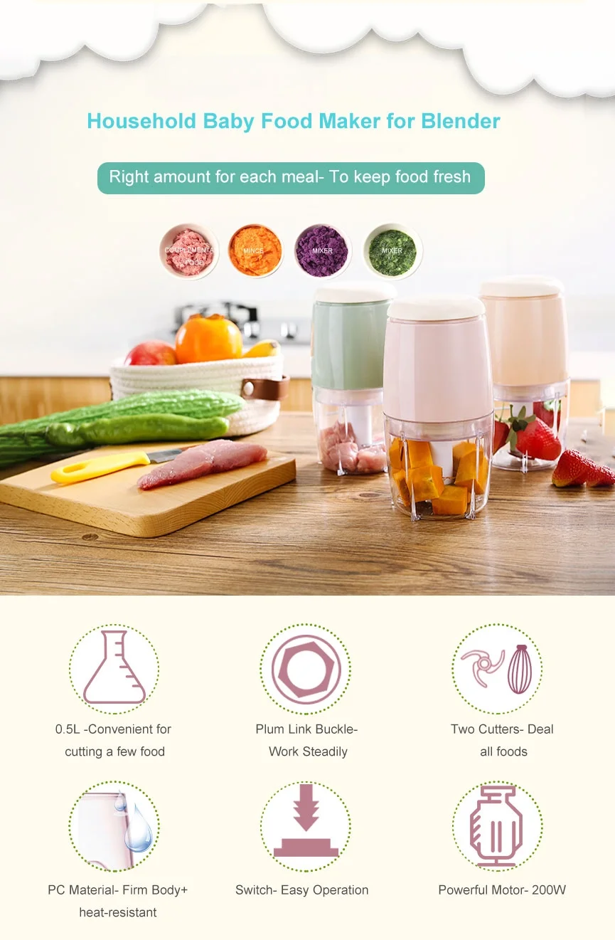 Портативный блендер Кухонный комбайн для рисовой пасты фруктовой грязи | Бытовая