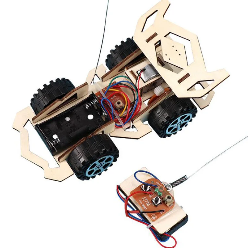Набор стеблей для школы DIY с дистанционным управлением гоночный автомобиль