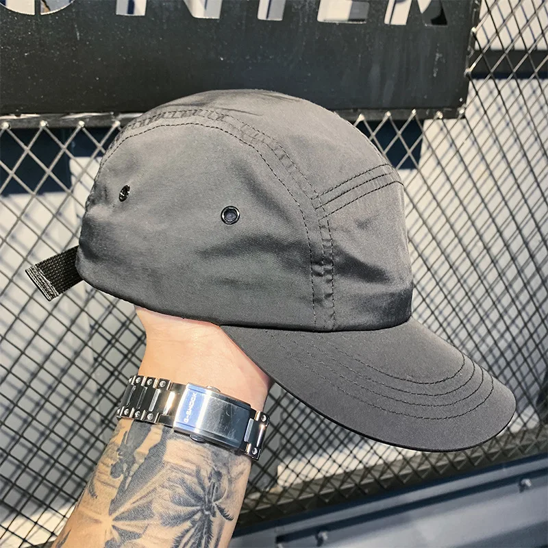 

Men'S Adjustable Baseball Cap Casual Quick Drying Anti-Uv Solid Color Visors Cap Boys Girls Hip Hop Hats Summer Sun Hats Gorras