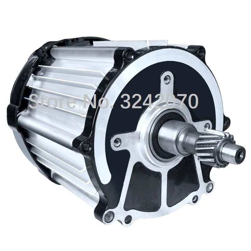 DC48/60/72V1800W3900RPM постоянный магнит бесщеточный двигатель с дифференциальным