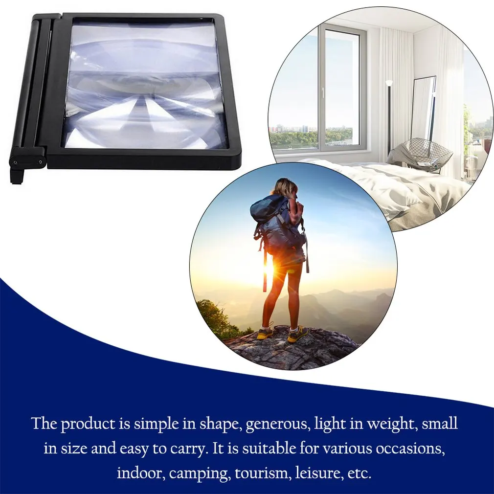 Мобильный увеличитель для экрана телефона Защита глаз дисплей 3D видео экран