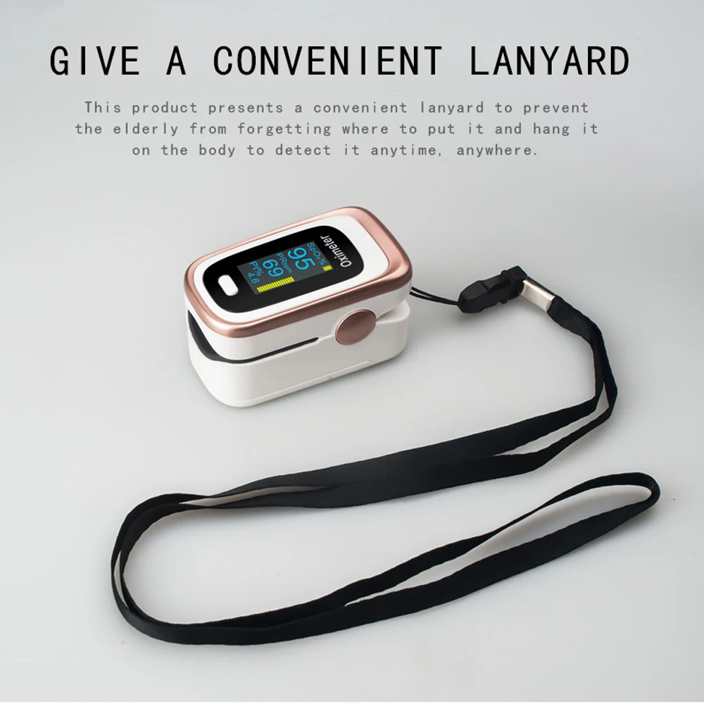 

Fingertip Pulse Oximeter SPO2 PR PI RR Smart Household Adult Oximetro De Dedo Pulsioximetro Blood oxygen Heart Rate Monitor
