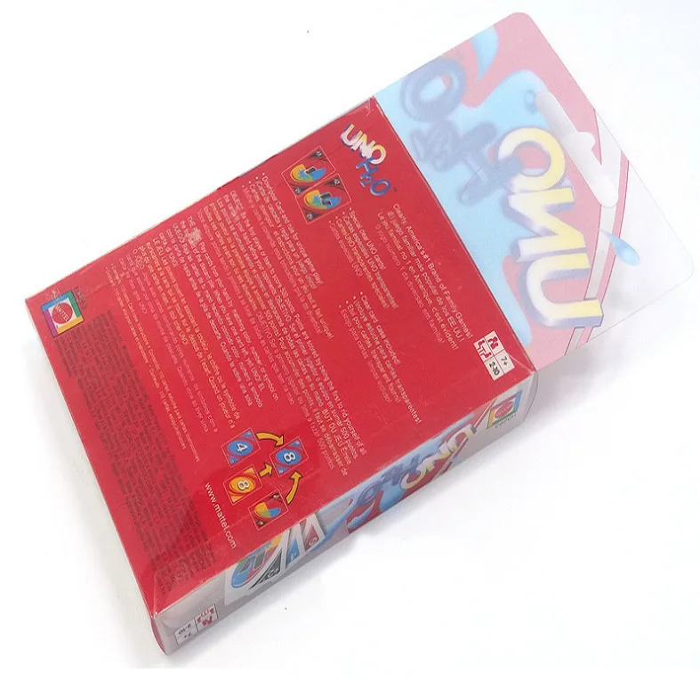 Прозрачные Кристальные пластиковые UNO водонепроницаемые карты для покера