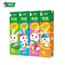 Darlie 어린이 치약, 학생용 식품 원료, 치아 변화 40g, 6 세 이상 불소 나방 방지, 4 개