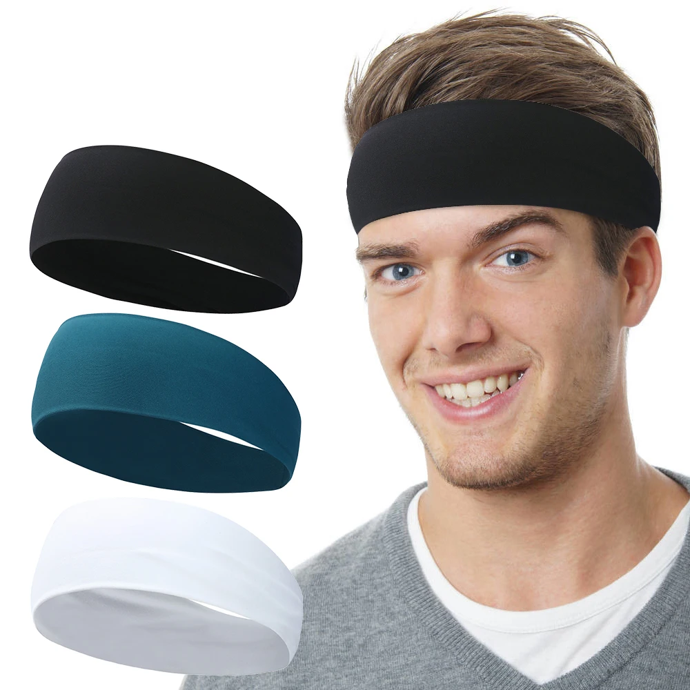

Non Slip Headbands Hairband Hair Band Elastic Soft Sweatband Stretch Bicycle Headwear Accessories Headband Men Women New Design