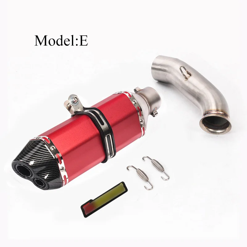 

Slip On For KTM Duke 125 250 390 RC390 2017 2018 2019 Motorcycle Exhaust System Muffler Tips Escape Mid Link Pipe Connect Tube