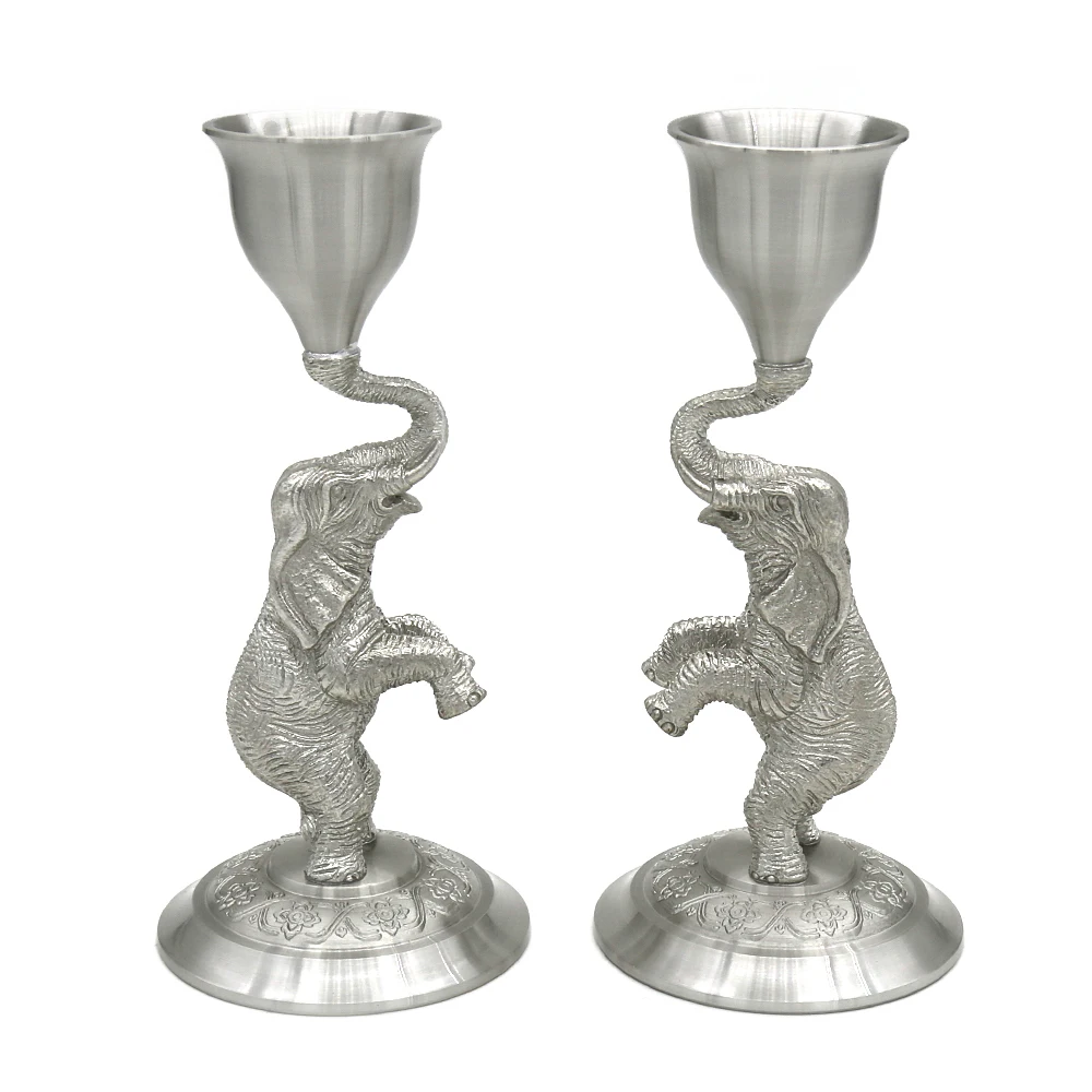 Держатель для свечей в восточном стиле набор из 2 штук ручной работы чистого