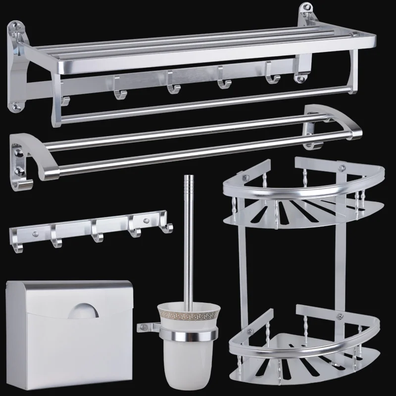 

Space aluminum pendant fine polishing bathroom hardware kit