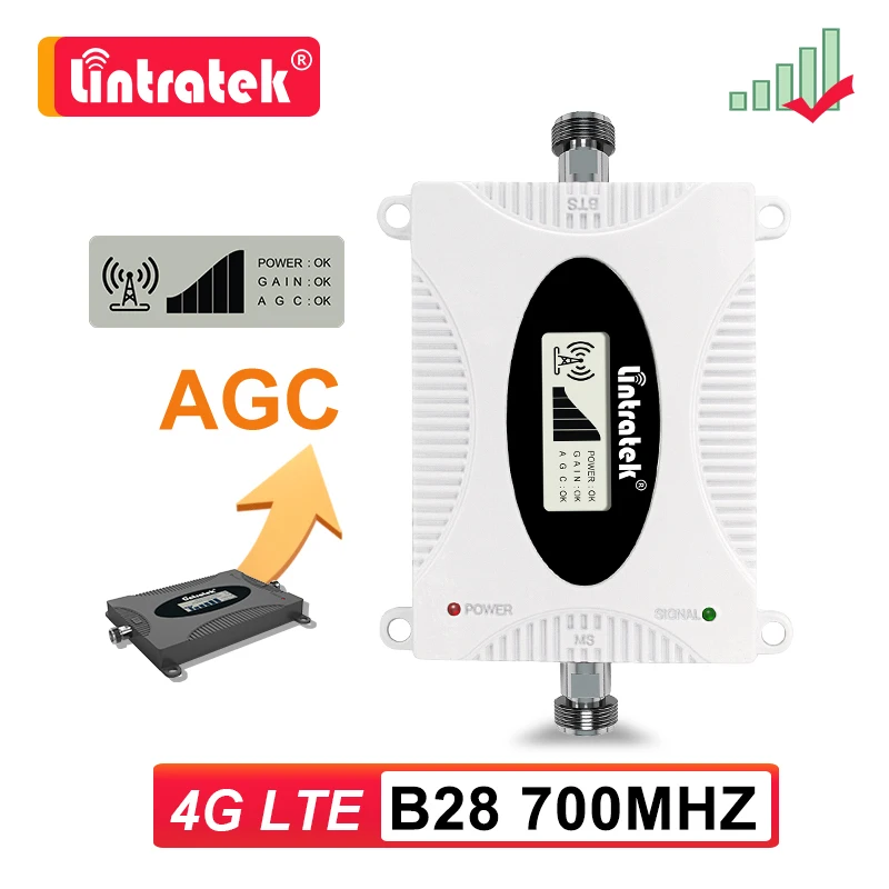 Lintratek 700 МГц B28 4G LTE сотовый усилитель мобильный телефон сигнала UMTS Band28 Интернет
