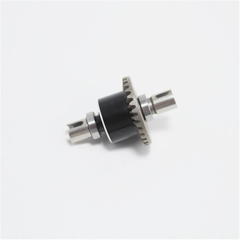 

2 Set RC Car Part: 1Set Metal Upgrade Differential Box Case & 1 Set Metal Shock Absorber Damper
