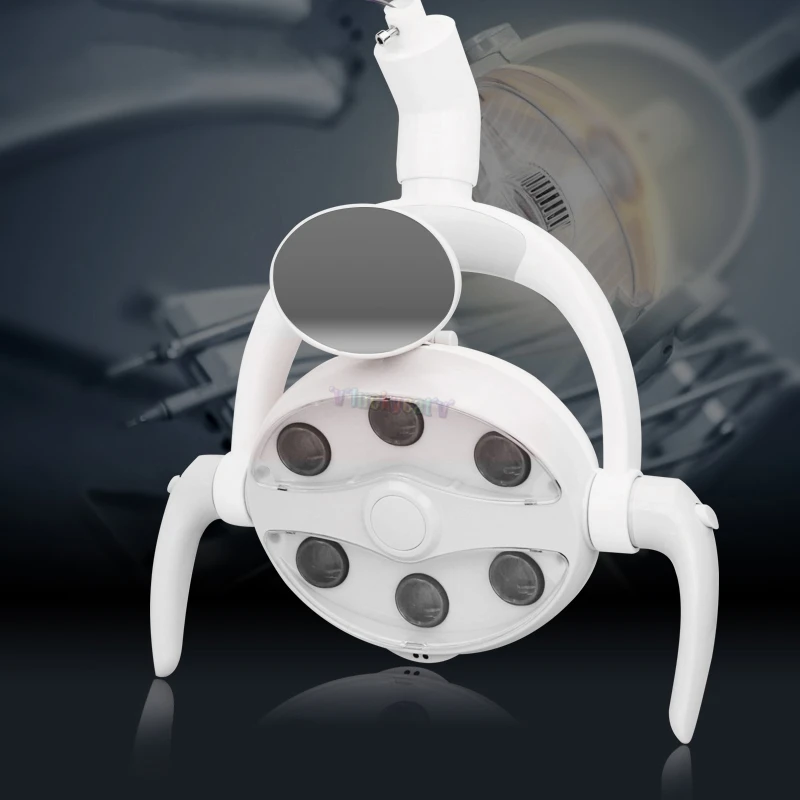 

6 LED Dental Oral Operation Shawdowless lamp Dental Induction Light Infrared Inductive Switch Dentistry Chair Spotlight