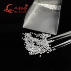 0.5ct D белый цвет vvs 0,9 мм до 3 мм маленький размер ближнего боя синтетический моиссанит круглой формы Свободный Камень для изготовления ювелирных изделий