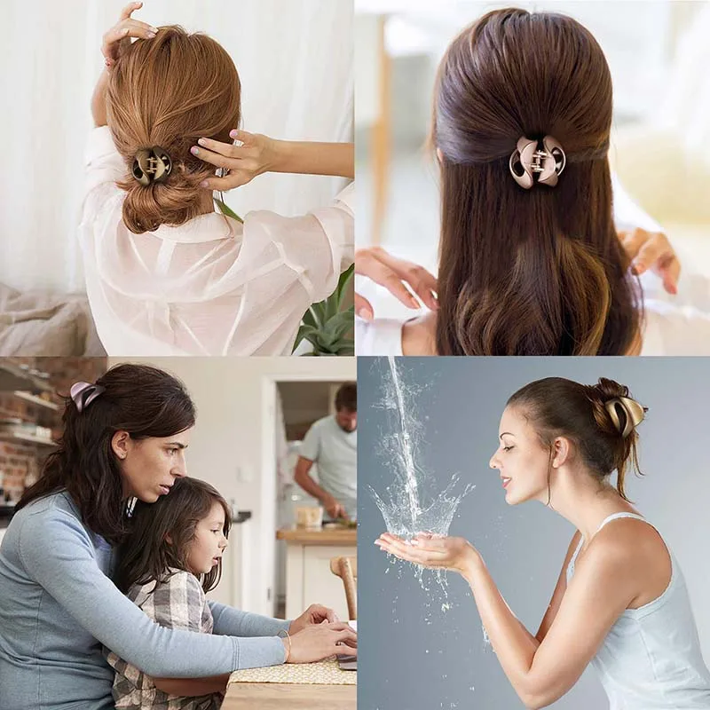 

CN Vintage Non Slip Irregular Hair Clamps Claw For Women Girls Simple Acrylic Hair Clips Hairpins Fashion Hair Accessories