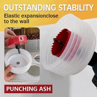 electric hammer drill dust collector perforator horseshoe speaker opener dust cover metal drill bit saw attachment accessories