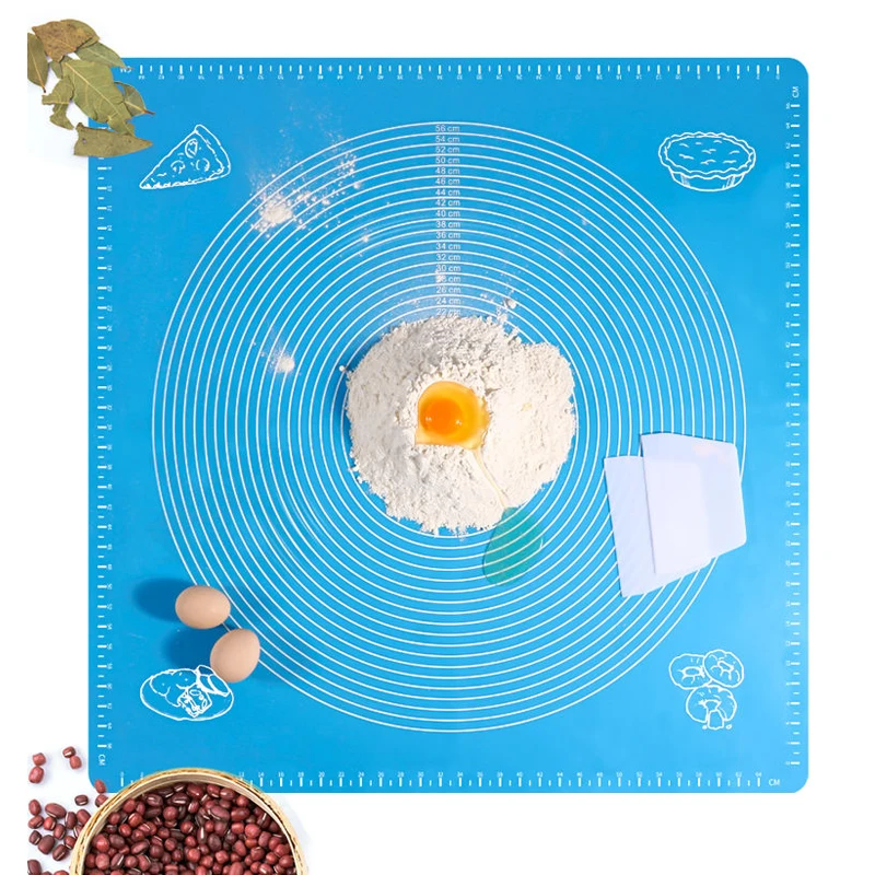 

Extra Large Silicone Baking Mat Sheet Kneading Pad Baking Mat for Rolling Dough Pizza Dough Non-Stick Maker Holder Pastry Gadget