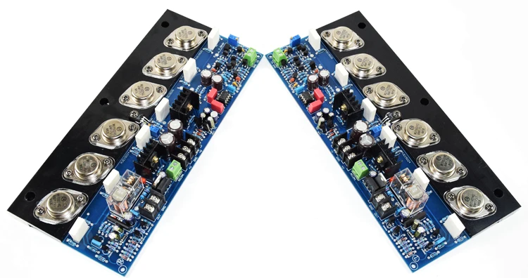 

KYYSLB E405 Gold-sealed Tube Pure Post-stage Power Amplifier Board Adjustable Class A High Power HIFI Fever Level (1 Pair)