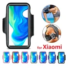 чехол на руку для бега, Нарукавники сумка чехол для Poco F2 Pro F1 Xiaomi Mi Note 10 Lite Pro Mi 10 9T 9 8 Pro A3 A2 Lite A1, браслет сумка чехол держатель для телефона на руку для спорта
