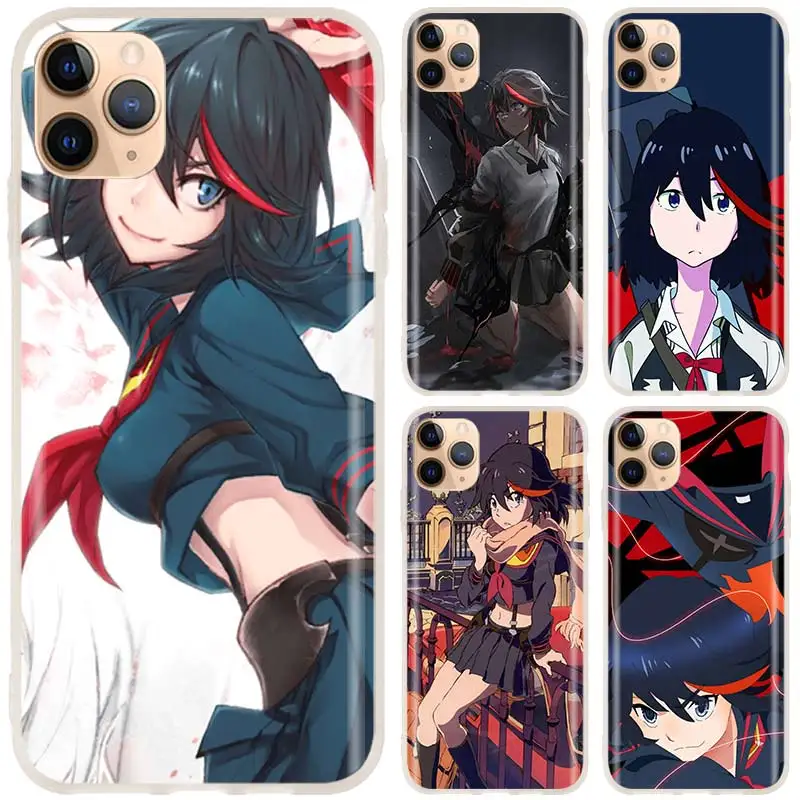 

Чехол для телефона KILL la KILL из аниме, мягкий силиконовый чехол для iPhone 12, 11 Pro, X, XR, XS Max, XR, 6, 7, 8 G Plus, SE 2020, 5, чехол